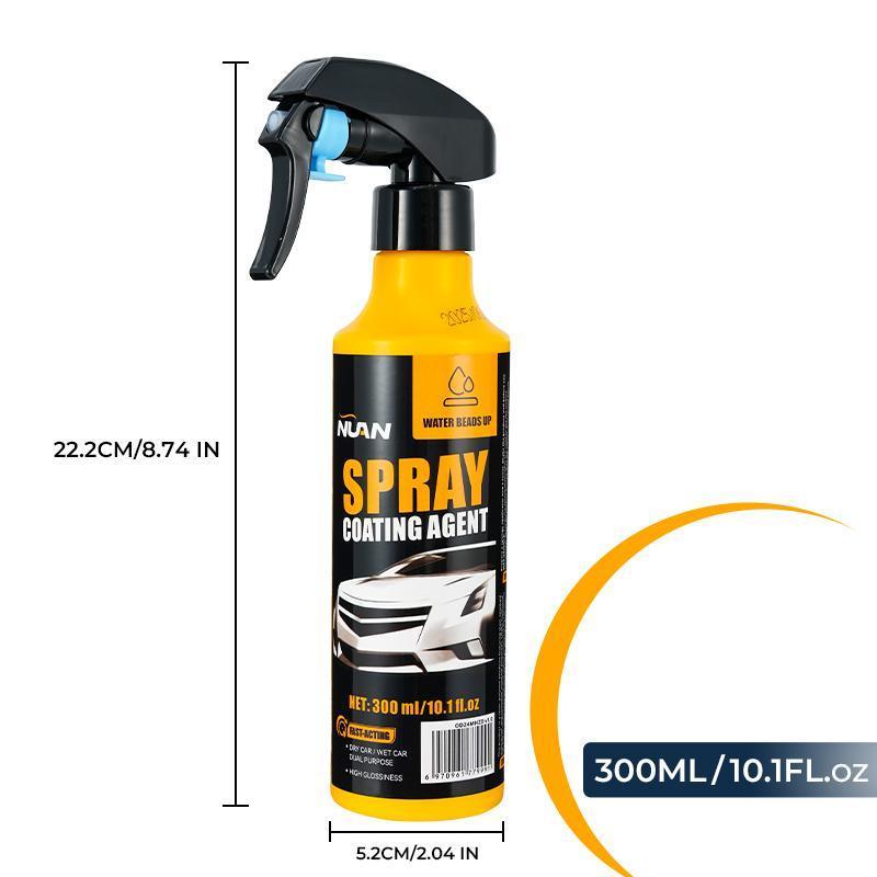 NUAN nano car coating spray-Nano Spray Coating, Ceramic Coating for Cars Superior Water Beading & Long-Lasting Protection cars accessories car stuff