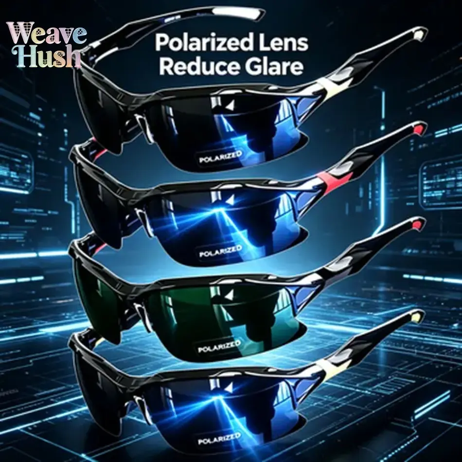 4‑Pack Polarized Rimless Cat‑Eye Sunglasses, Summer Outdoor Sports Essentials, Lightweight Oversized Square UV‑Protection Shades, Summer‑Vibes Unisex Eyewear for Driving Fishing Cycling Beach Daily Travel