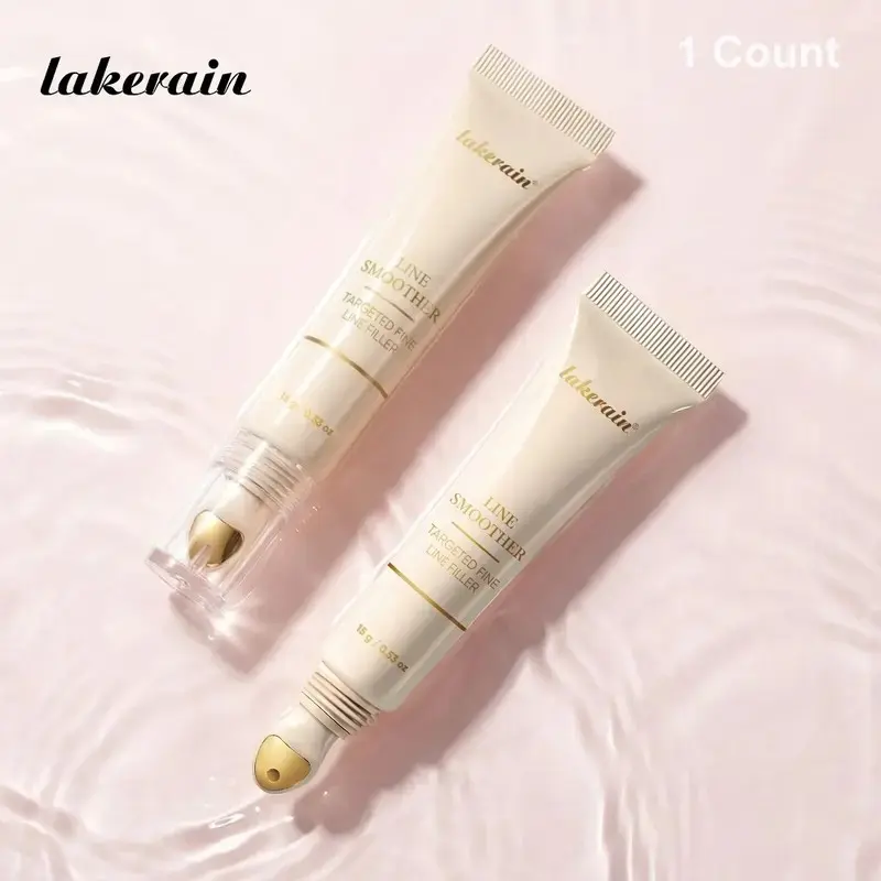 Line Smoother Targeted Line Filler Skin Perfecting Primer, Silky Lightweight Softens Fine Lines & Pores, Metal Tip for Precise Use, Creates Smooth Matte Base, Ideal for Pre-Makeup Prep, Gel, Flawless Primer
