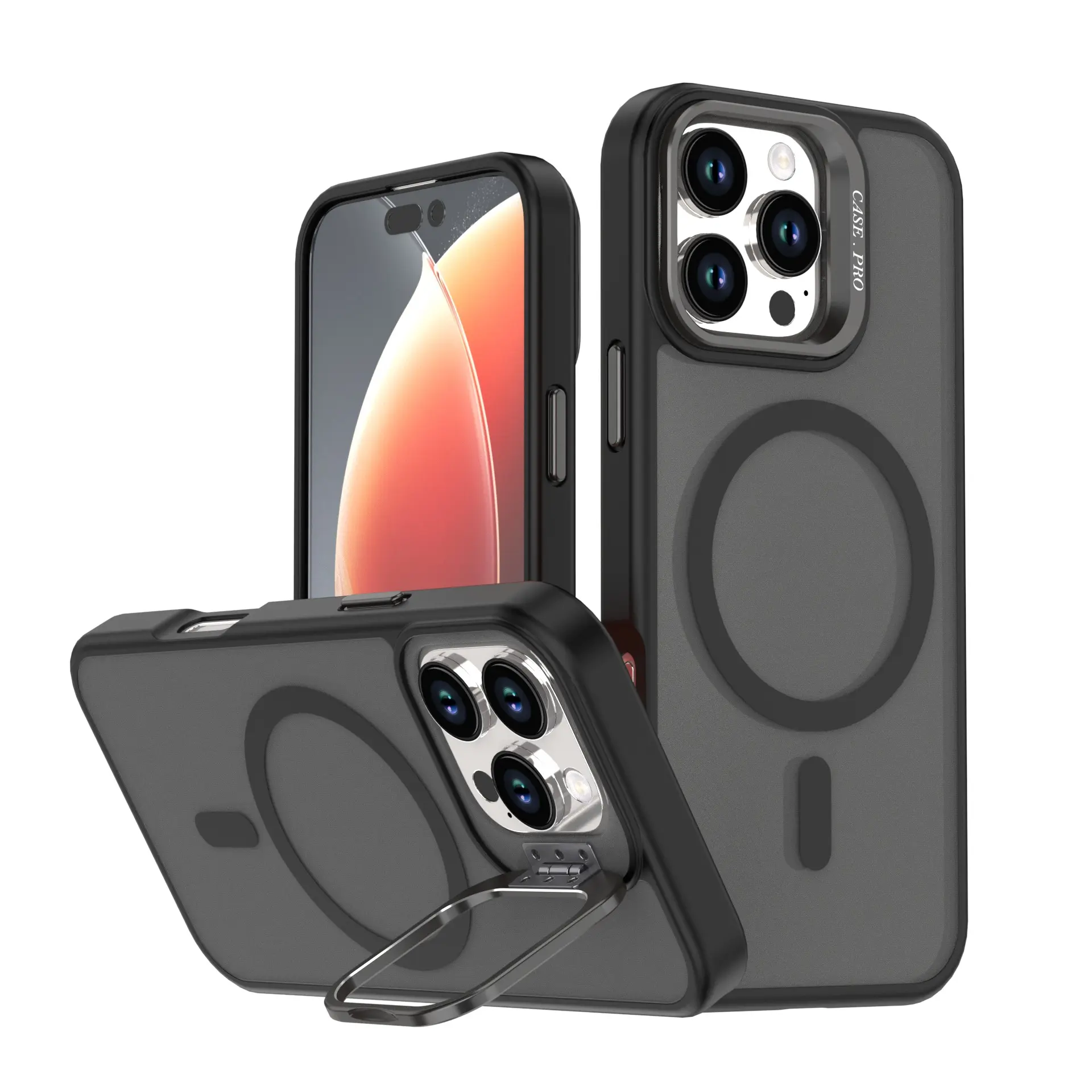 Frosted Black + Stand