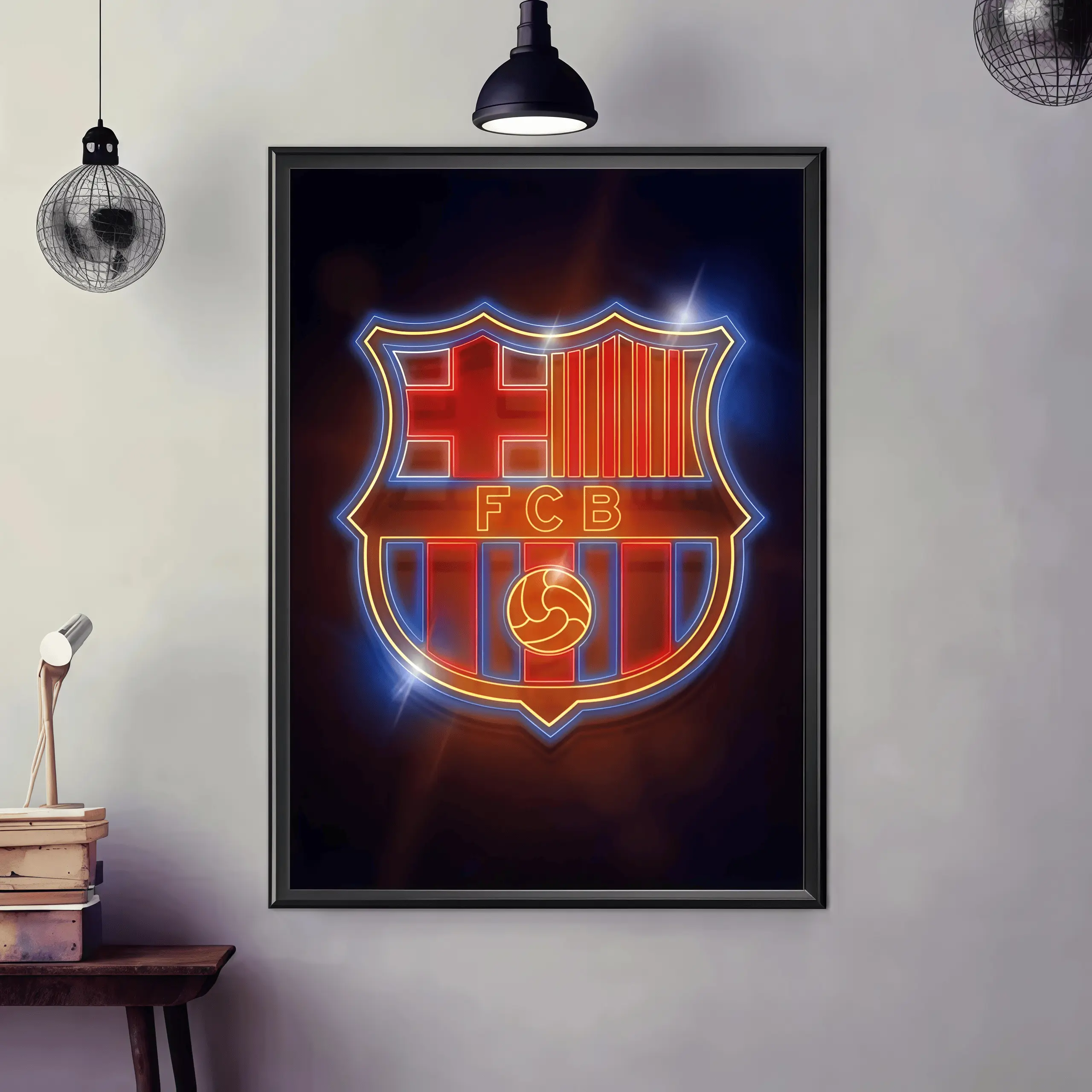 1 Iconic Badge Canvas Art Poster, Home Wall Art, Modern Wall Art, Modern Cool Design, Minimalist Style Design, Suitable for Living Room, Bedroom, and Bar Wall Decoration, 2D Flat Print Frameless Art, Aesthetic Wall Decor Canvas Artwork