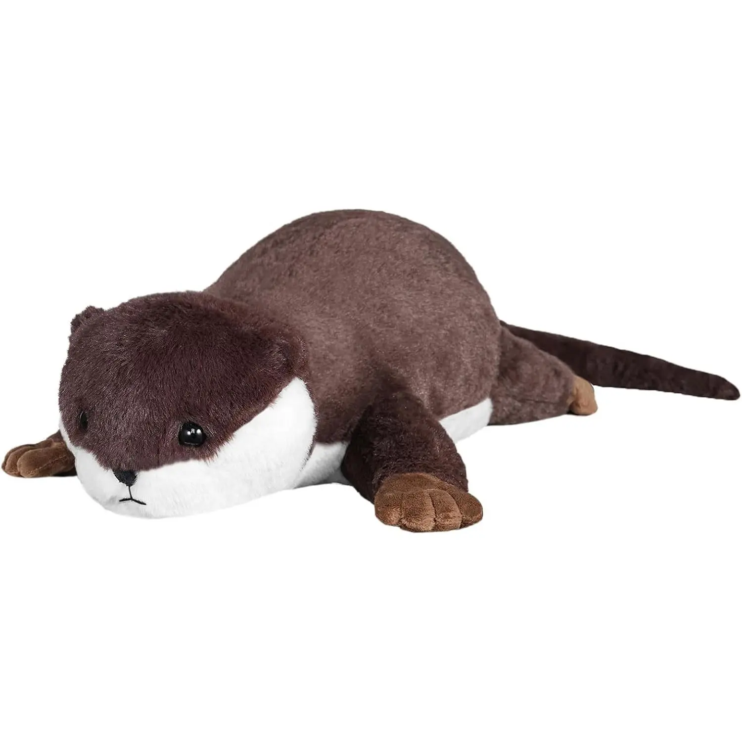 Weighted Otter Plush Hug Pillow - 4.1 lbs, 18 in Animal Shape Otter Form Plush Fabric Stuffed Toy Gift for Kids