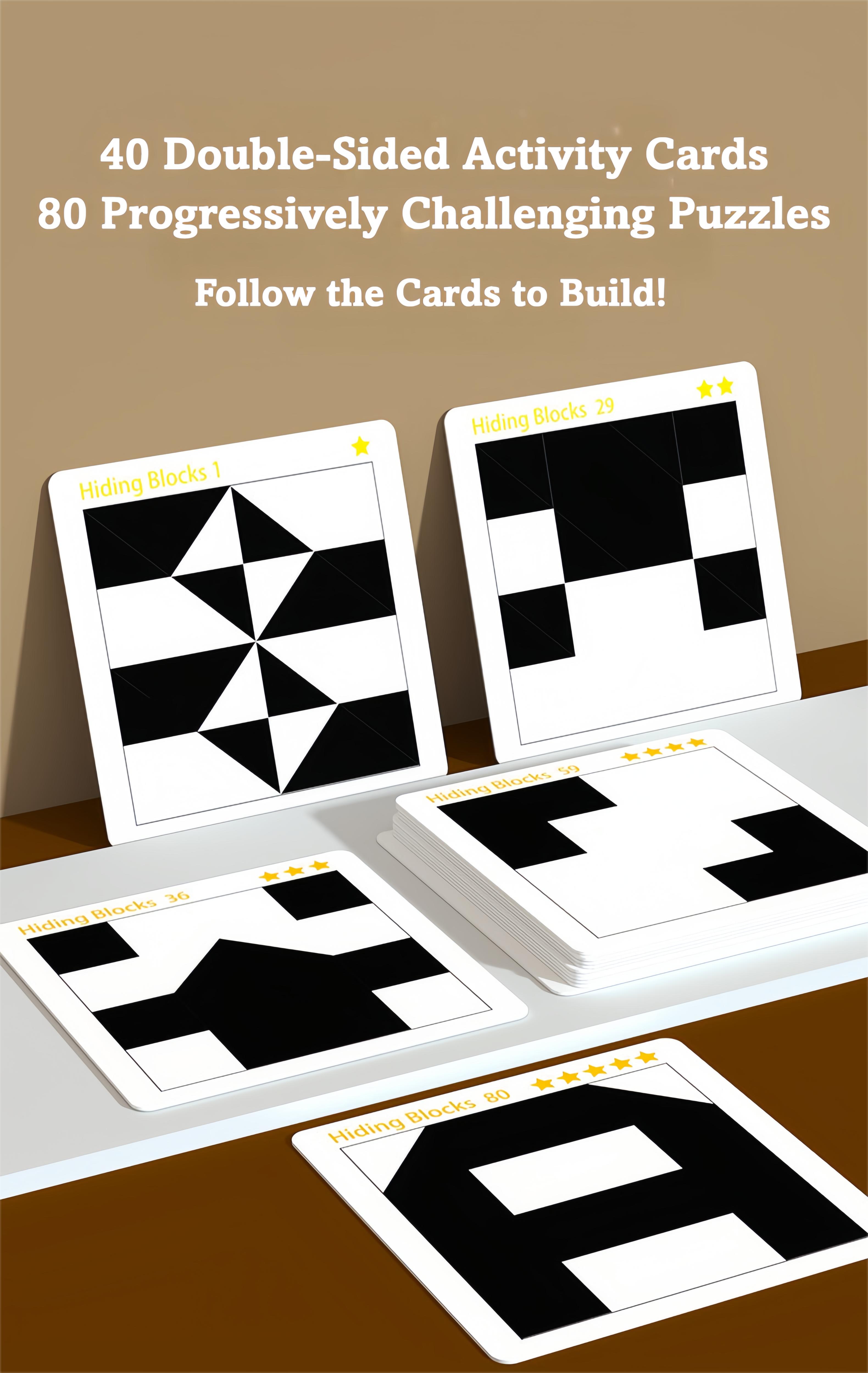 Hidden Blocks Brain Builder - The STEM Puzzle Gift That Builds 3D Thinking Logic & Problem Solving |   Made with Safe Water Based Beech Wood |   Endless Creative Play for All Ages as the Perfect Educational Gift