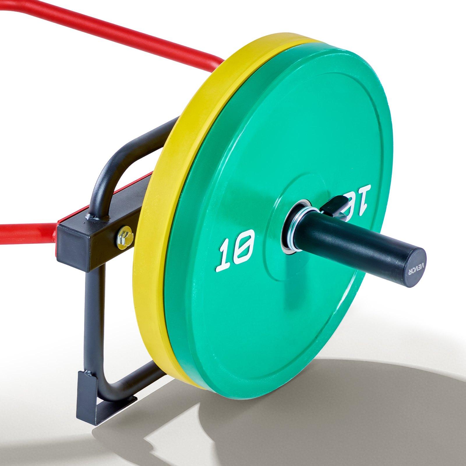 VEVOR Detachable Trap Hex Bar, 2-Inch Barbells, 500 LBS Capacity Easy-to-Install Strength Training Equipment for Squats, Deadlifts, Shoulders Comfortable Training Home Gym