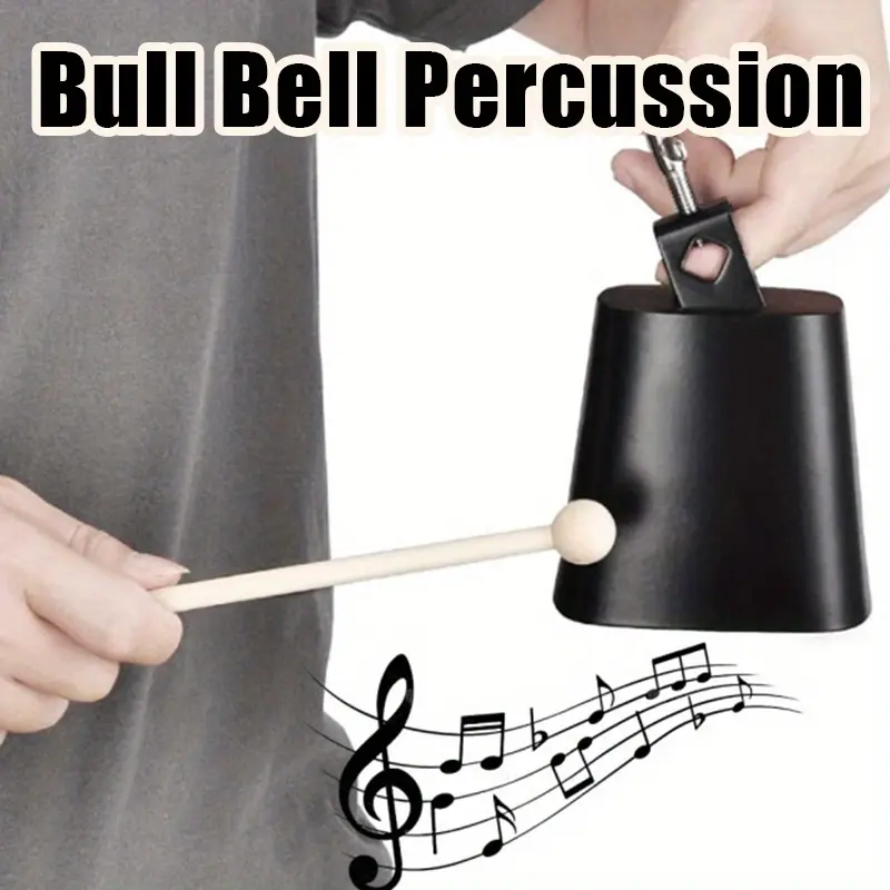 1 set of characteristic percussion instrument cowbells, multi-functional music tool musical instrument accessories, suitable for music lovers' daily performances and professional stage performance instruments