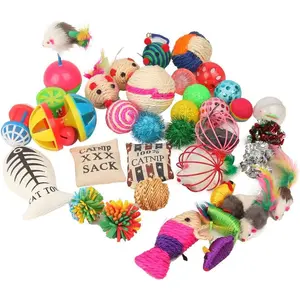 20-Pcs Fashion Talk Cat Toys Variety Pack - Plush Toy, Teaser, Interactive Kitten Play Set for Indoor Kitty Entertainment (Indoor Recreation Equipment)