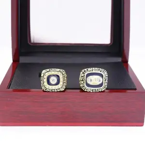 American Football Ring Replica, Super Bowl Gift Box, Multiple Classic Teams, High-Quality Trophy Replica, Sports Enthusiast Gift, Fan Collection Gift