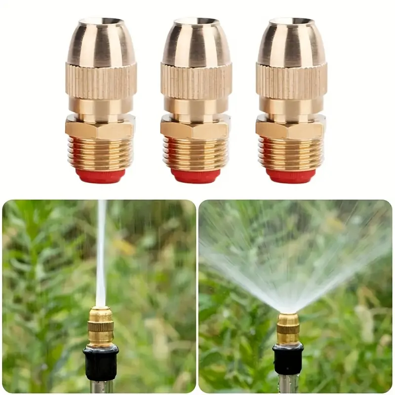 Spray Nozzle - 4-Way Adjustable Construction Site Dust Control Centrifugal Garden Automatic Sprinkler Water Nozzle