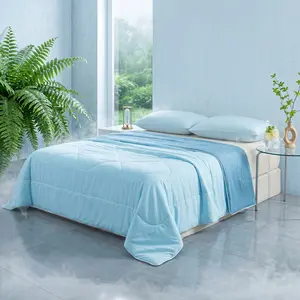 Double-Sided Cooling Quilt - Soft, Breathable, Silky Cooling Blanket - For Hot Sleepers, All Ages - Summer Bedding, Machine Washable, Ideal Gift Choice, Cooling Blankets