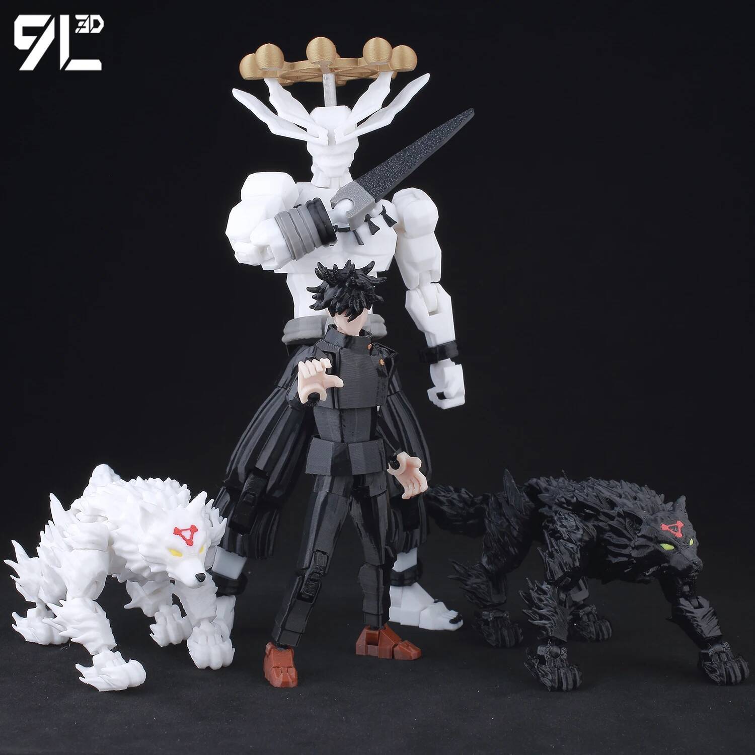 ​9L3D Lucky13 Gojo Sukuna Jujutsu Fushiguro Toji Gojo Satoru Action Figure Dummy13 T13 Multi-Jointed Collectible Toys Titan13 popular