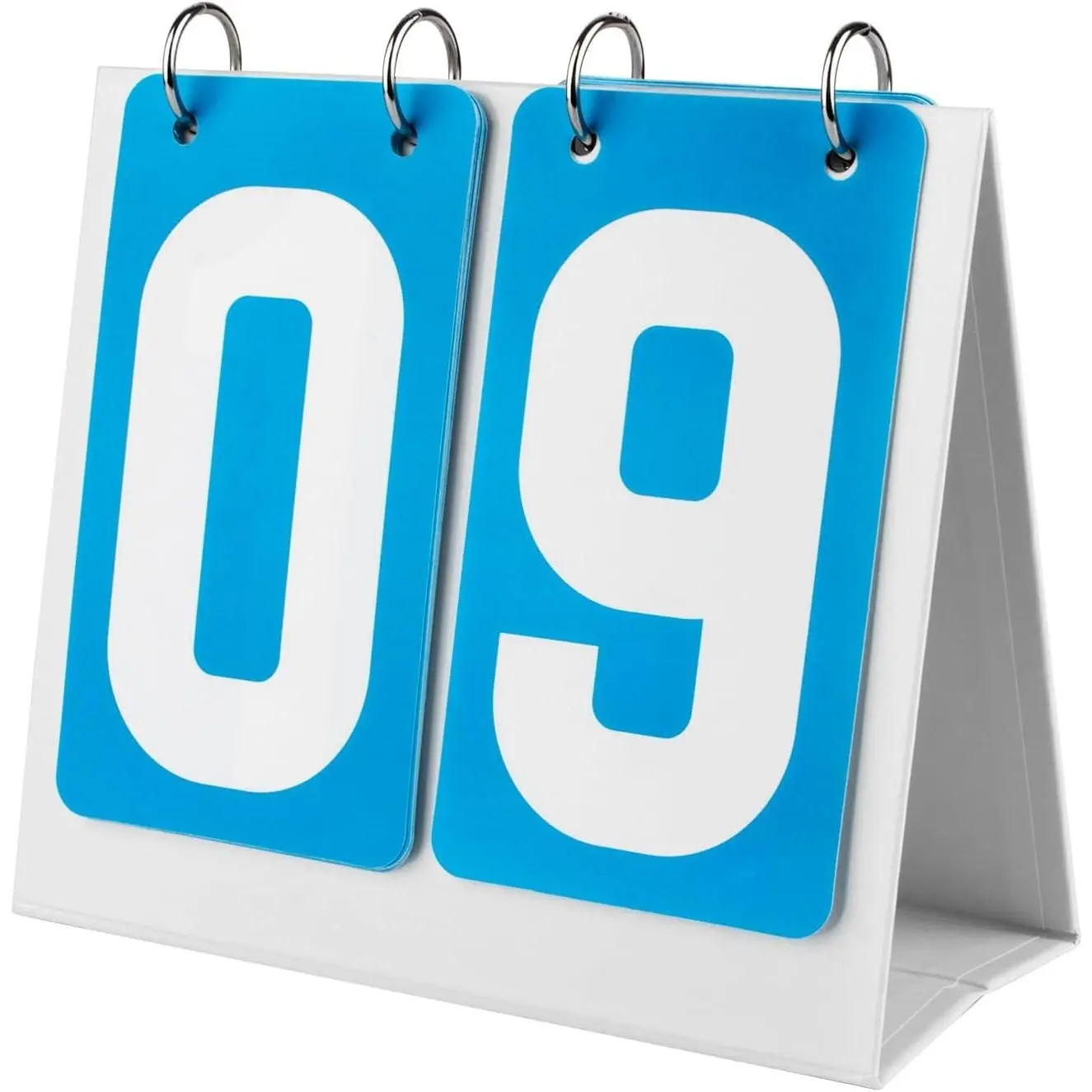 Portable Flip Score Keeper Scoreboard Bulk, Up to 99 Points for Basketball Games