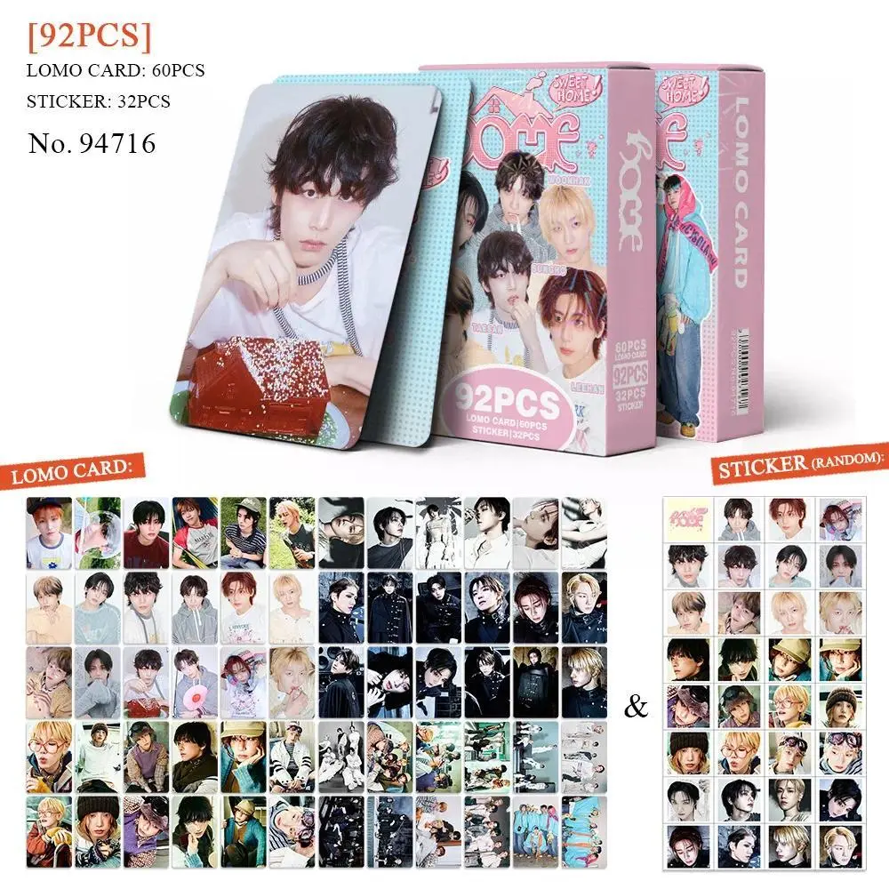 92pcs  HOME COLOR Lomo Star Photocards Photo Lomo Cards Fans Collection Printed Cards