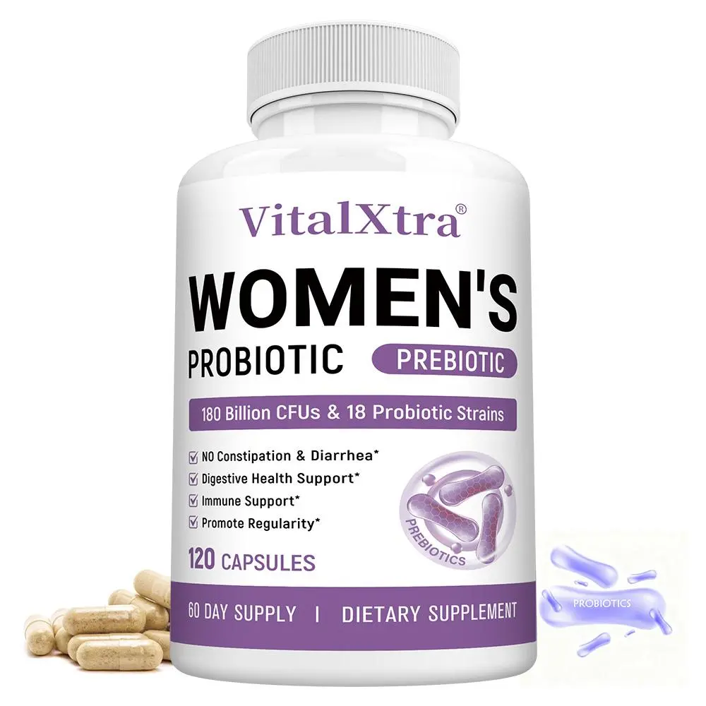 Women's Probiotic Health Supplement - Supports Women's Health and Urinary Tract Health 120 Capsules