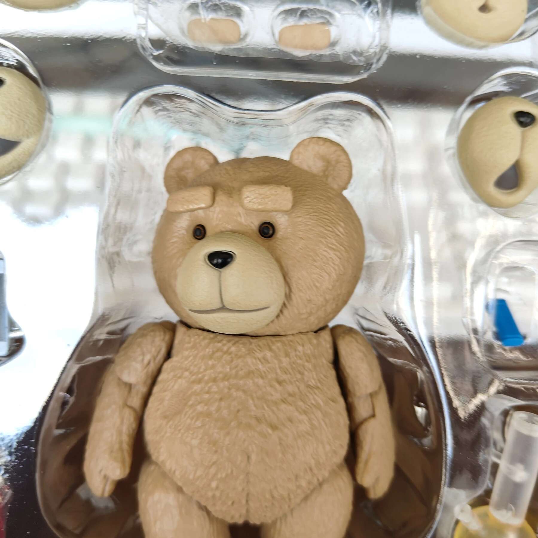 Boxed Bear Figure Movie TED 2 Ted Action Figure Model Toys 10cm Joint Movable Doll Creative Birthday Gift.