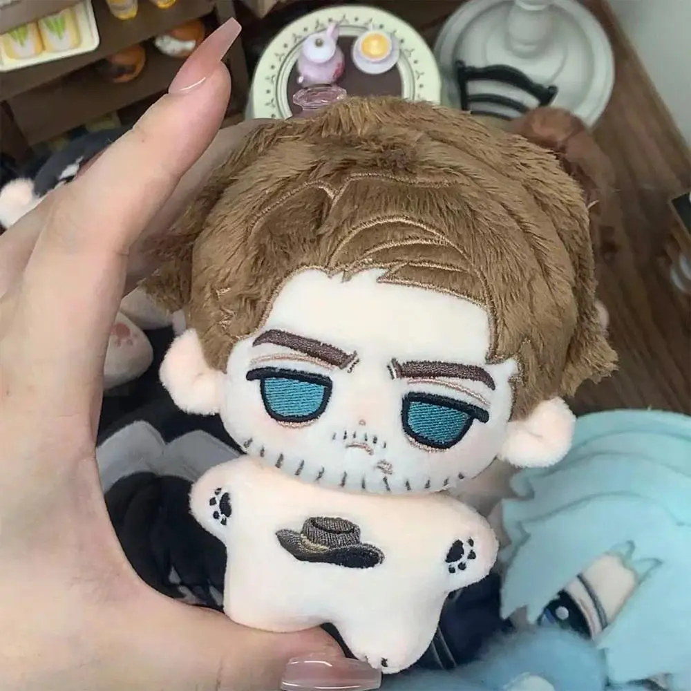 10cm Cute Red Dead Redemption 2 Arthur Morgan Plush Toy, RDR2 Character Cosplay Accessory, Bag Keychain Pendant