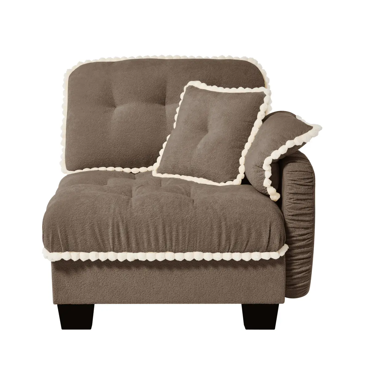RSF Chenille Sofa - Brown