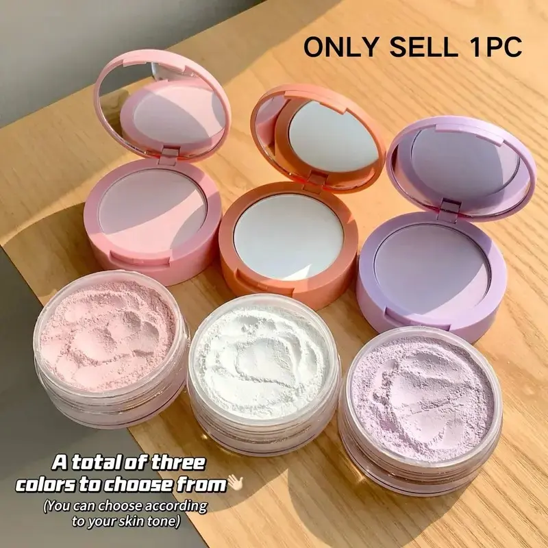 Long-lasting Setting Powder, Waterproof Face Powder, Long-lasting Setting Powder, Lightweight Translucent Loose Powder, Versatile Powder, Oil Control Powder, Makeup Accessories, Cosmetic, Waterproof Finishing Powder