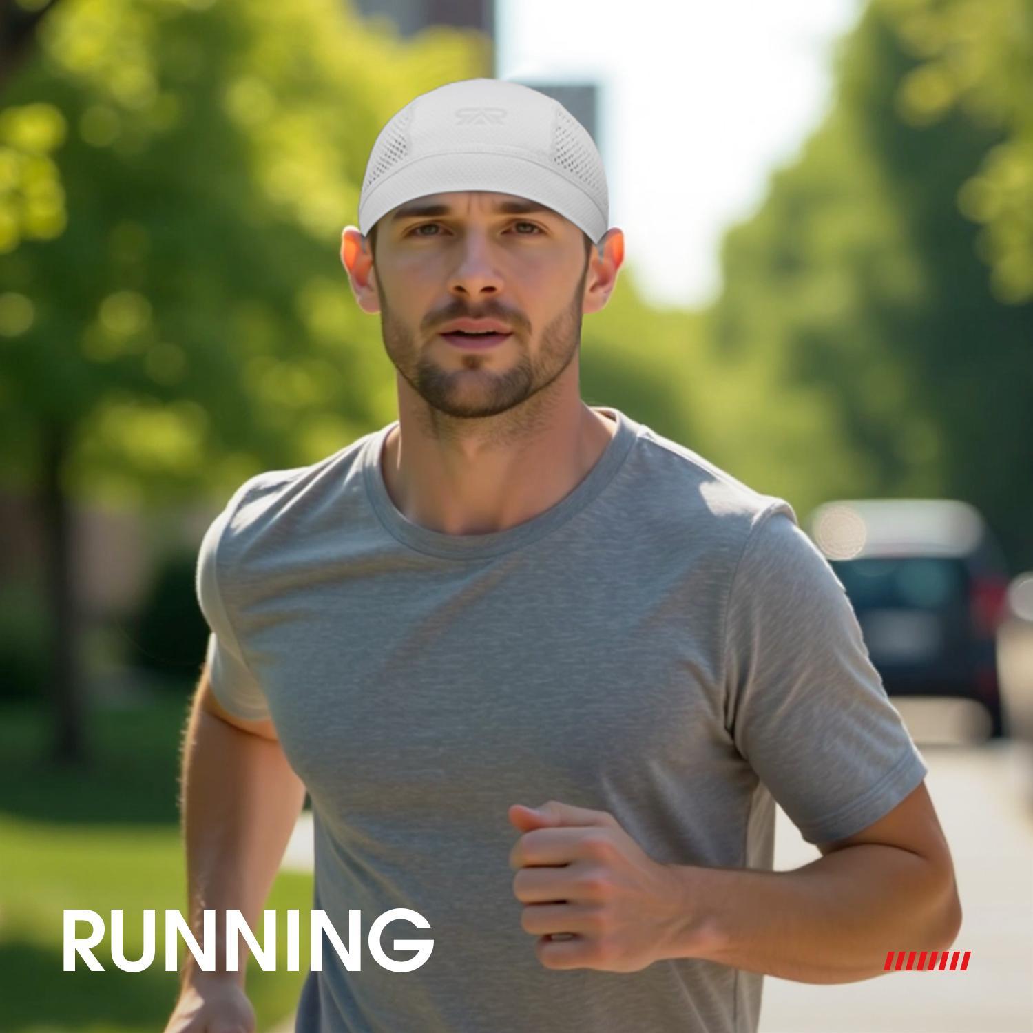 Cooling Skull Cap for Summer Sports - Bike Riding, Hiking & Outdoor | Breathable Helmet Liner with Moisture-Wicking | Unisex Multicolor Trendy Headwear, Quick-Dry Athletic Hat