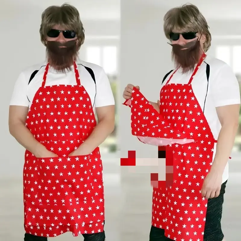 Gift For Boyfriend Funny Apron With Surprise Hiding In The Apron Pocket Funny Cooking Grilling Aprons NEW
