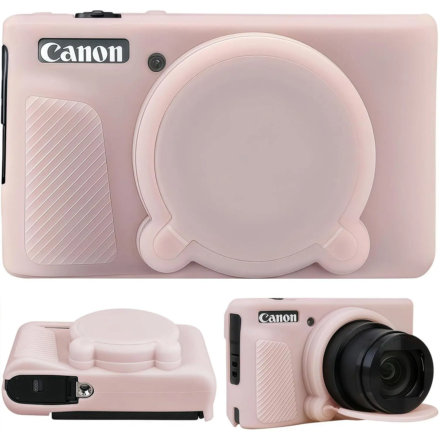Camera Case for  PowerShot SX740/ SX730 Digital Camera,Soft  Protective Bag Removable Lens Cover,Anti-Scratch Slim Fit Lightweight Protective Case. (Jelly )
