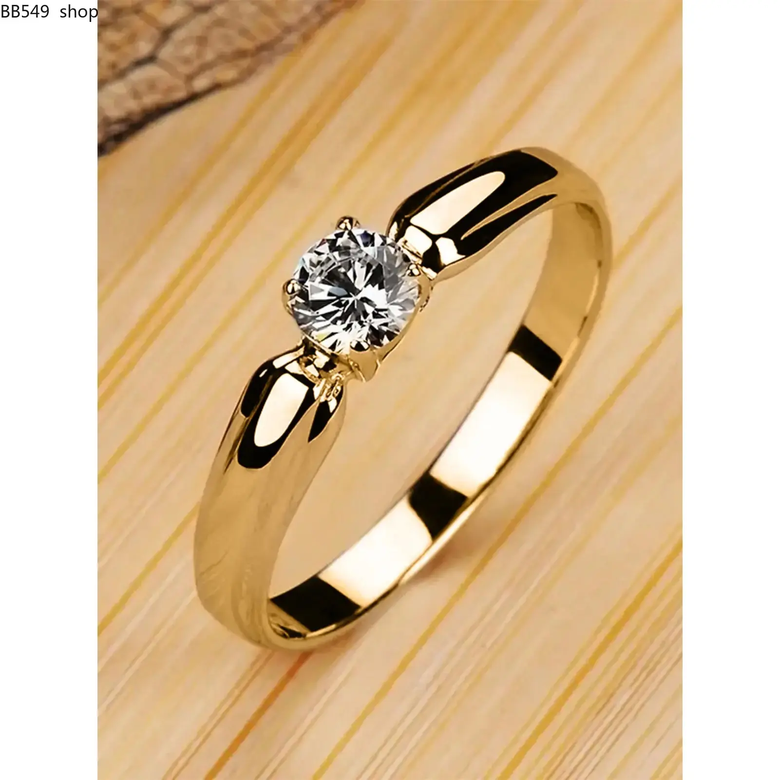 1 PC Elegant Cubic Zirconia Artificial Gemstone Ring For Women For Valentine's Day Gift Wedding Anniversary Party Jewelry Cz Ring Cubic Zirconia Rings