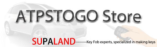 Key Fob Shell Case Replacement Fits for Cadillac Escalade ESV 2015 2016 2017 2018 2019 2020 Keyless Entry Remote Control 6 Button Pad Cover