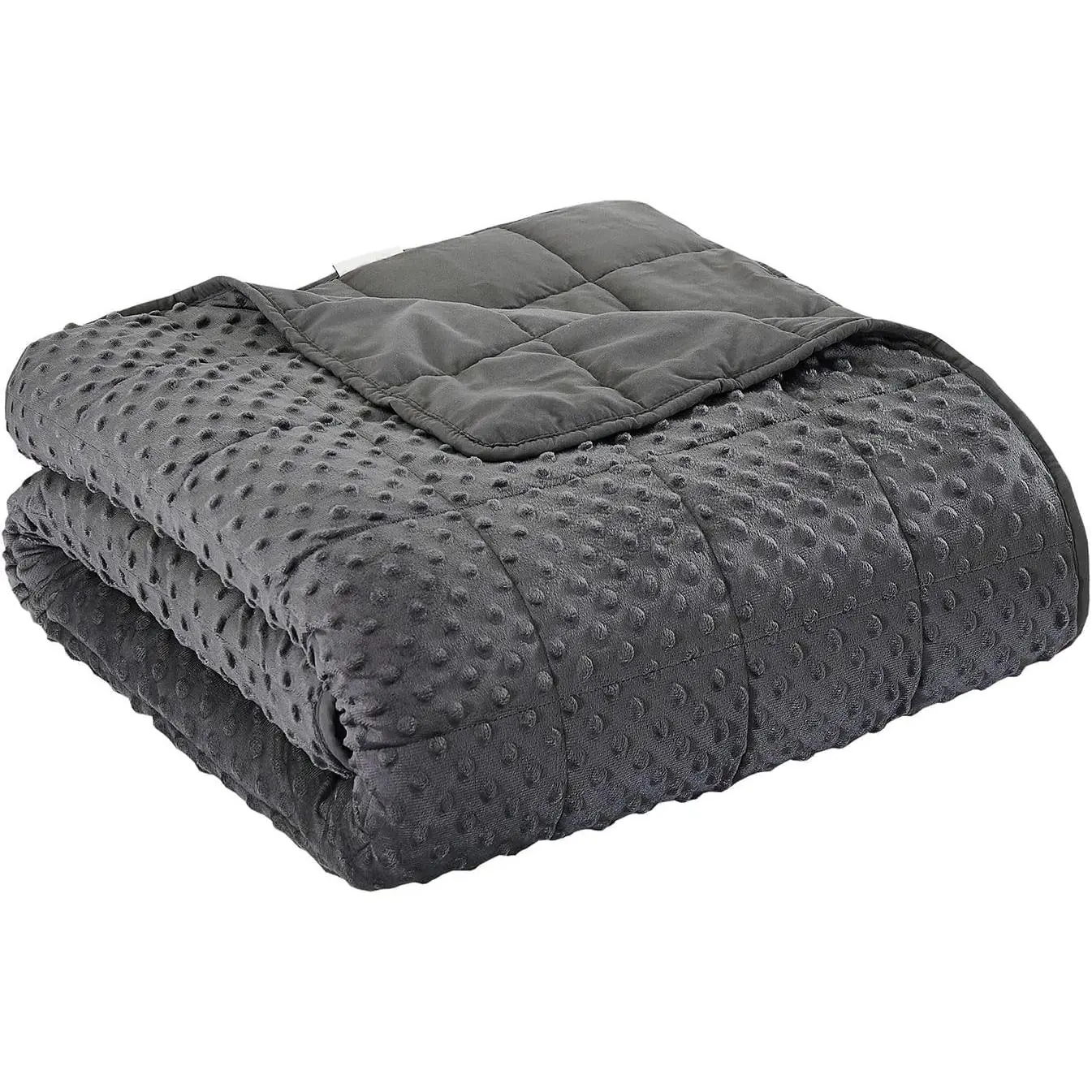 Weighted Blanket for Women and Men, Comfortable and Soft Throw Weighted Blanket with Premium Glass Beads for All Season 5 lbs 40"x60" Dark Grey