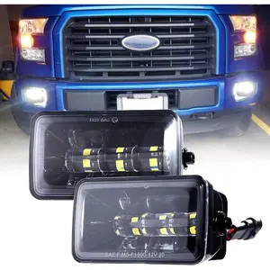 Upgrade LED Fog Lights for 2015-2020 Ford F150, 2017-2019 F250 F350 F450 F550 Super Duty, 4 Inch LED Fog Light Assembly Kit,36W Waterproof Bumper Lamps Set-1 Pair