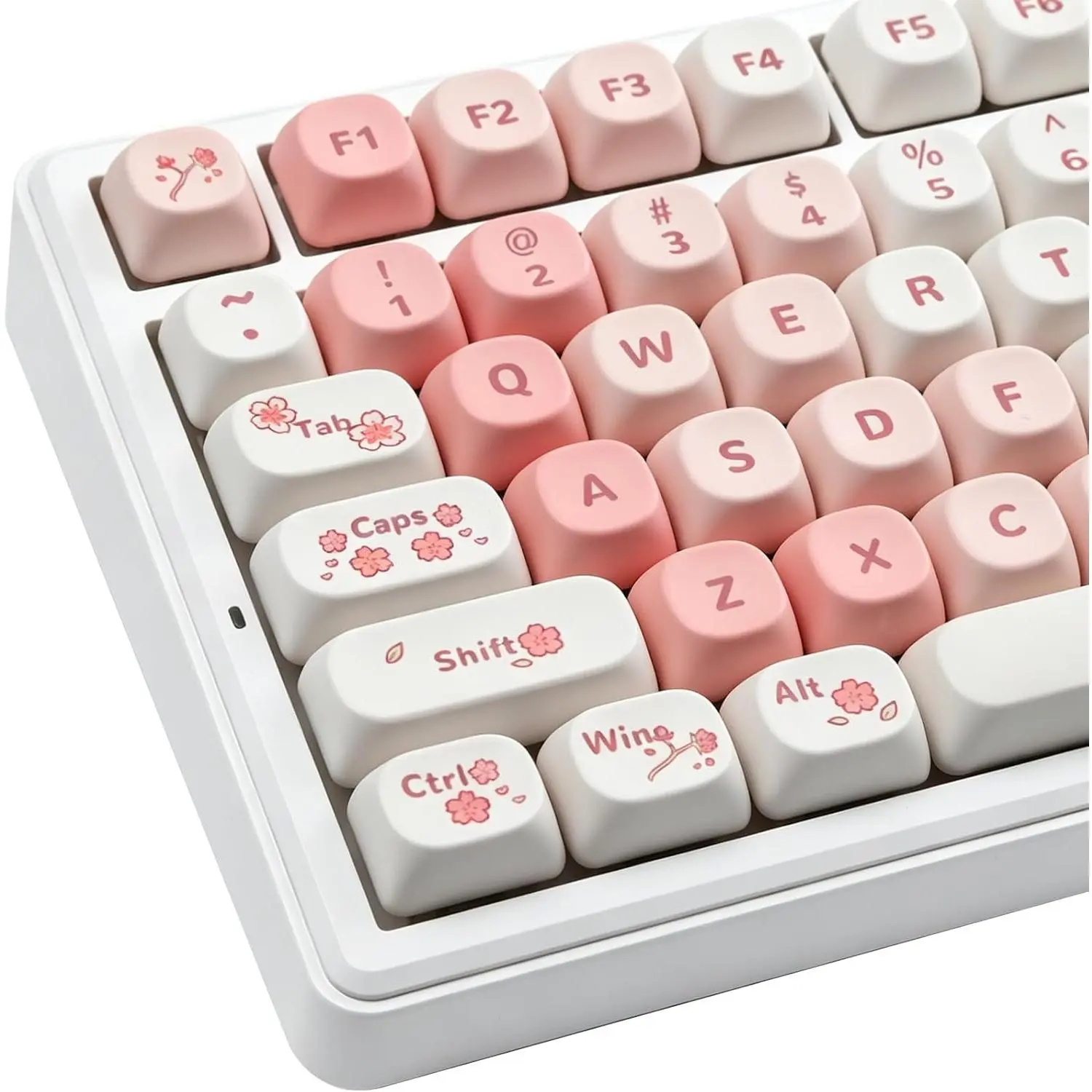 MOA Keycap-PBT Keycaps, Cute   Keycaps, 5 Side Dye Sublimation Keycap, 134  Custom Keycaps Set for Cherry Gateron MX Switches, Compatible with 60 65 75 100 Percent Keyboard