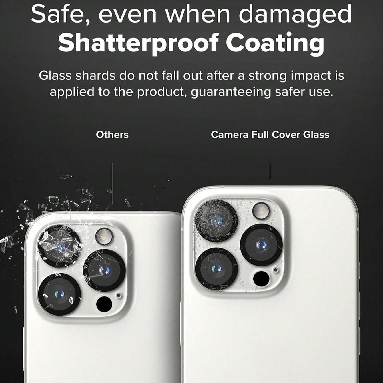 2 Pcs Camera Lens Glass Protection, Cover, Protector, For iPhone 16 Pro Max/Pro/Plus/16/15 Pro Max/Pro/Plus/15/14 Pro Max/Pro/Plus/14/13 Pro Max/Pro/13/12 Pro Max/Pro/12/11 Series, Anti-scratch