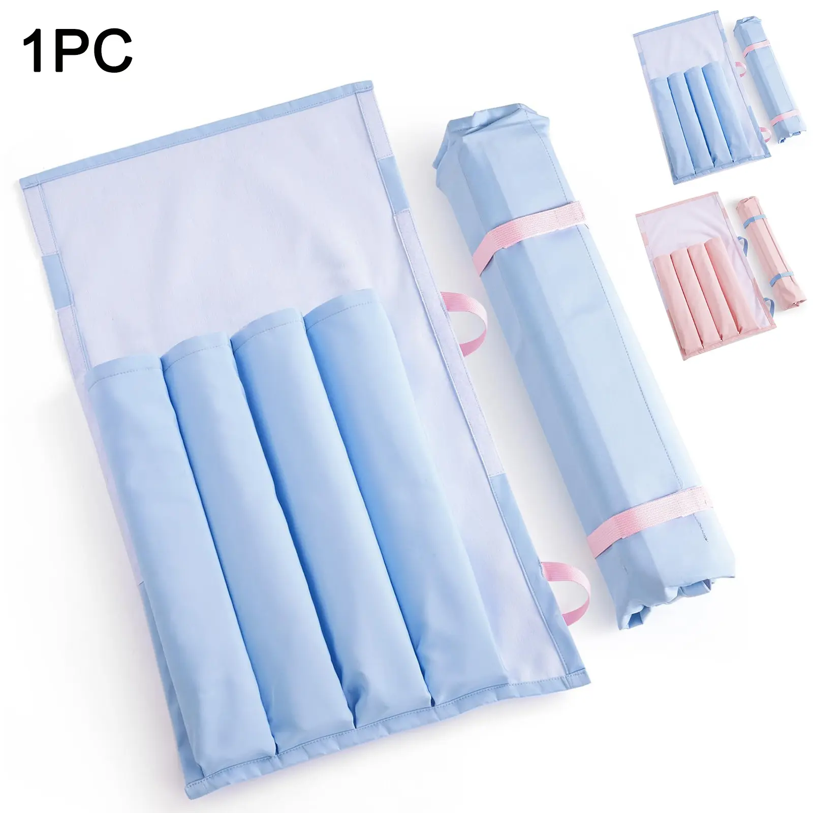 Mahjong Rack Bag - Roll & Go Canvas Sleeve Organizer Fits 4 Racks and Pushers, Travel Mahjong Accessories and Gifts for Club & Game Night