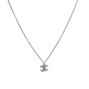 Pre-owned CHANEL Double C Necklace AlloyP216144297