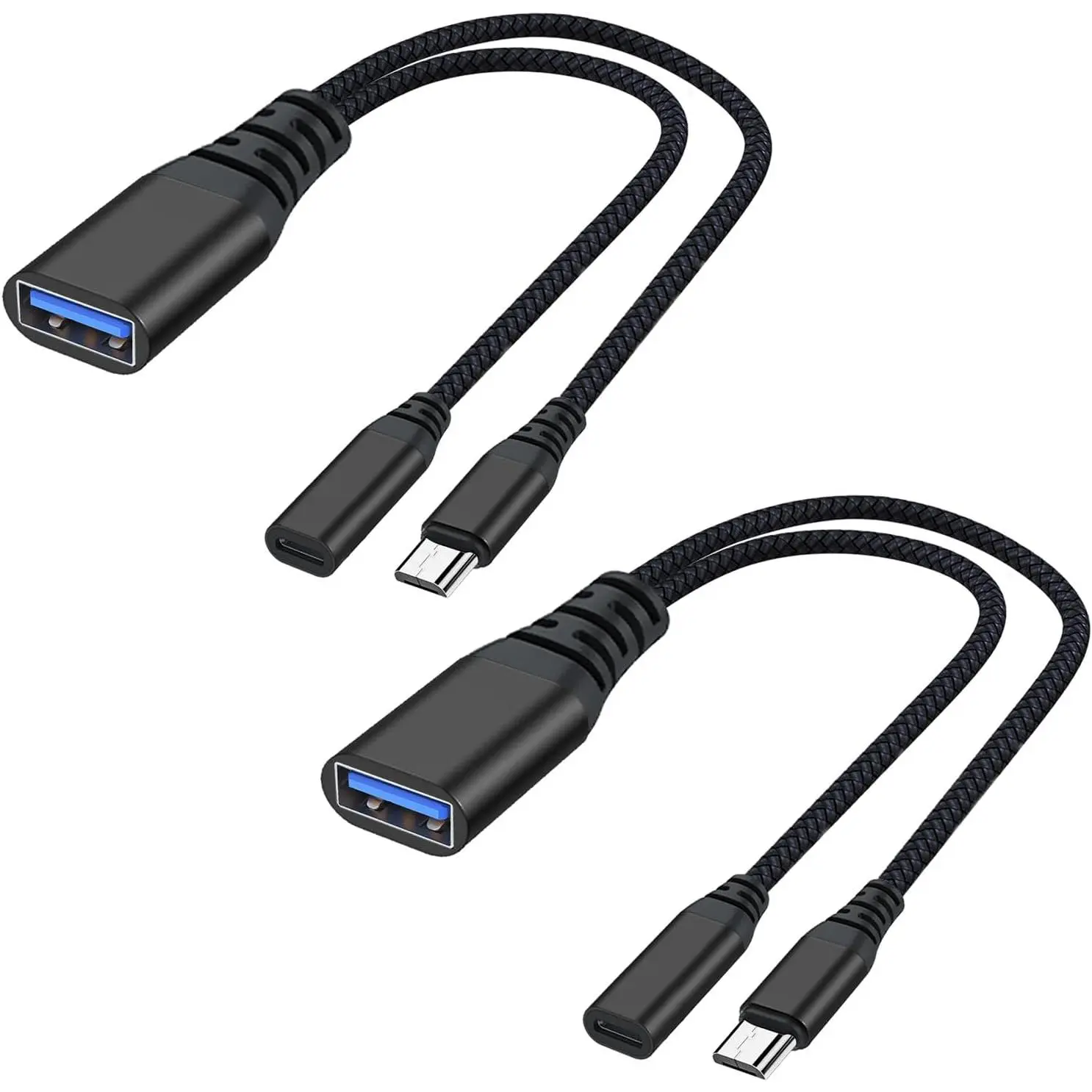 OTG  Adapter for Fire TV Stick 4K, Black |   USB to USB OTG  for Android Phone Tablet and  Host Devices with  USB