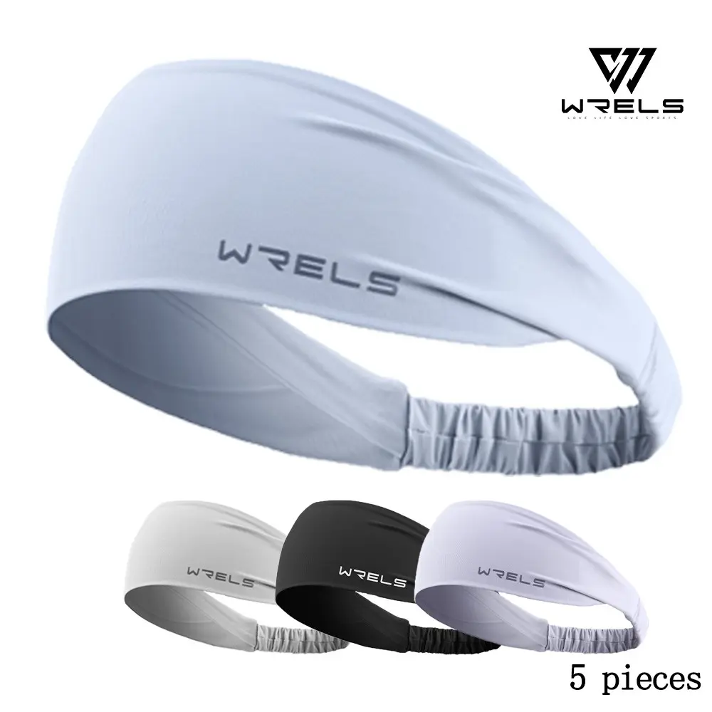 Wrels Sports Fitness Anti-Slip Workout Headbands, Sweat-Wicking Quick-Dry, Casual Versatile for Yoga, Running, Hair Accessories for Women & Men