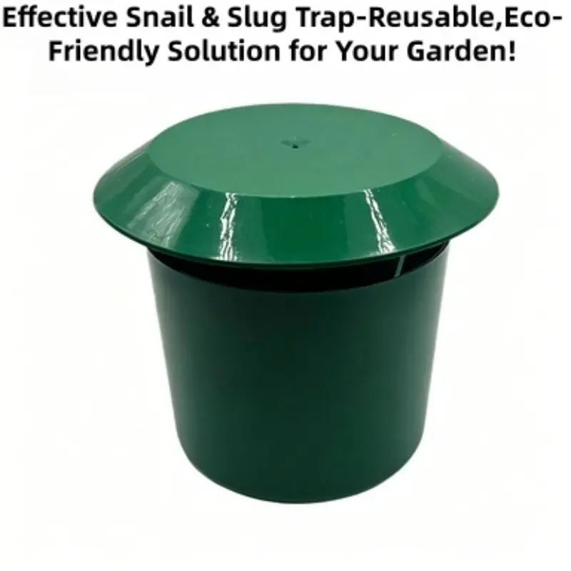 Reusable Snail & Slug Catcher Box, Easy Plastic Pest Control for Garden, Yard, Farm, Effective Against Slugs and Garden Pests