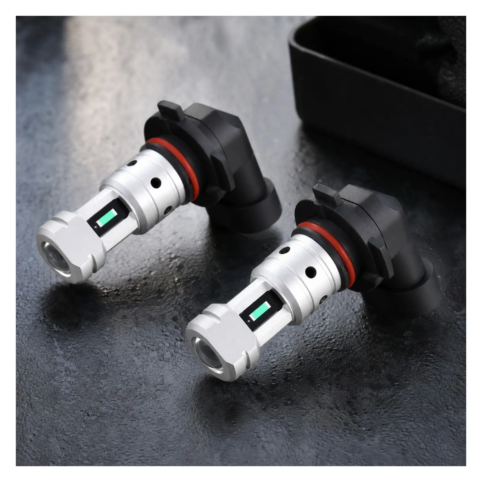 H10 Ice Blue 8000K LED Fog Light Bulbs, 2 Pack, 3800 Lumens Super Bright, 9145 9040 9045 9140 9155, Non-Polarity Plug and Play for Car TruckGift