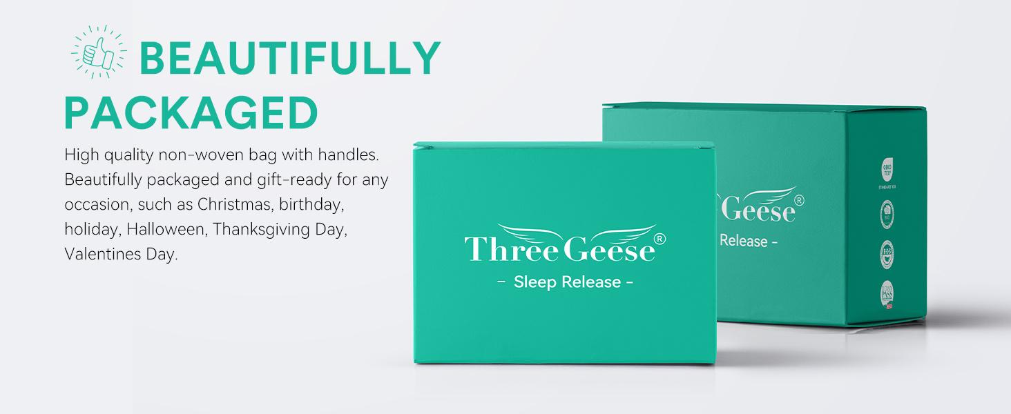 【Three Geese Feather Down Pinch Pleat duvet 】All seasons Five-star hotel quality Fluffy and breathable Goose Down - 100% Cotton Outer, Ethically Sourced Feathers, All-Season Quilt,Machine Washable,weighted blanket,California King-TiktokShopSpringGlowUp