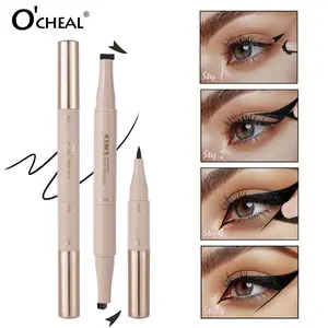 Three-In-One Waterproof Eyeliner Pencil, Long-Lasting Formula, Easy Application, Perfect for Daily Use, Ideal for All Skin Types