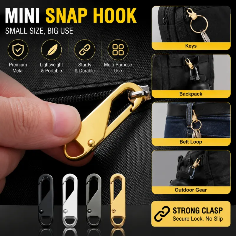 1Pcs Removable Zipper Repair Kit Quick Replacement Zipper Sliders Universal Zipper Fix Repair Set for Clothes Luggage Coats Shoes Easy Install Zipper Head Accessories