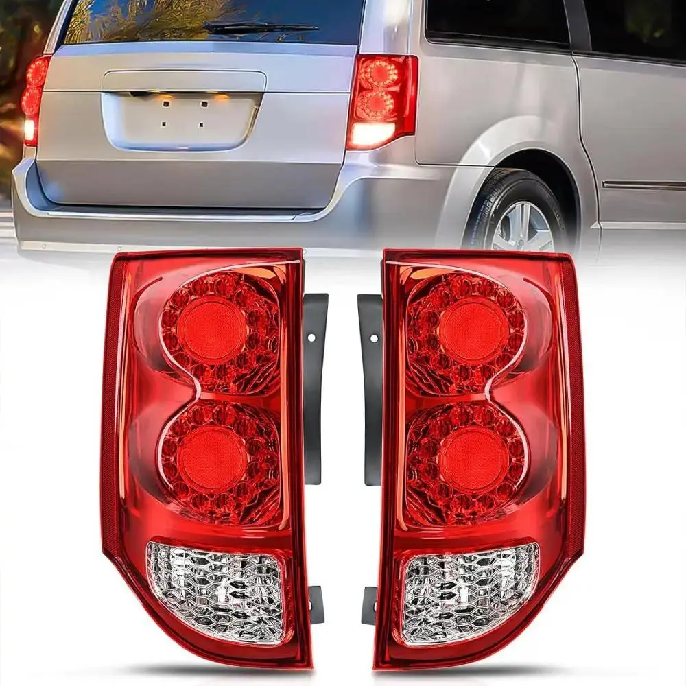 Nilight OE-Style Tail Light Assembly - Automotive Rear Lamp Replacement, Car Accessories for 2011-2020 Dodge Grand Caravan with Brake Signal (Driver/Passenger Side)