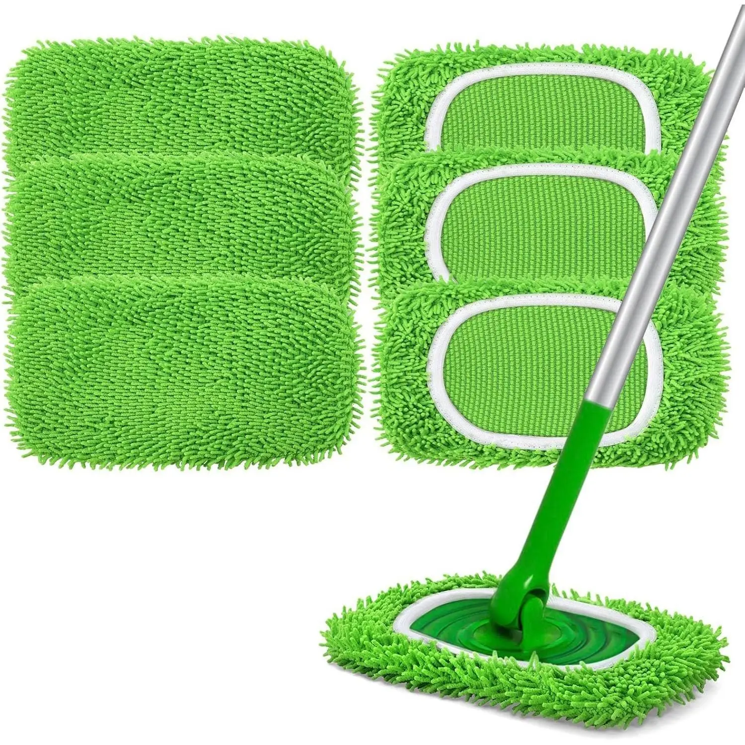 Swiffer Replacement Mop Pad, Dry and Wet Use Rotating Floor Cloth, Home Cleaning Essential, Durable and Easy to Clean, Rotating Mop Pads