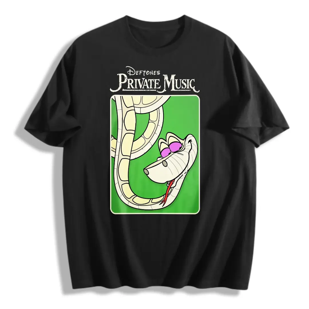 Deftones Private Music T-Shirt, Funny Shirt, Unisex Casual 100% Cotton, Vintage pattern T-shirt,  Cotton Streetwear graphic vintages tees, Menswear Womenswear Crewneck Tshirt,Oversized  Tshirt (S-5XL) ﻿