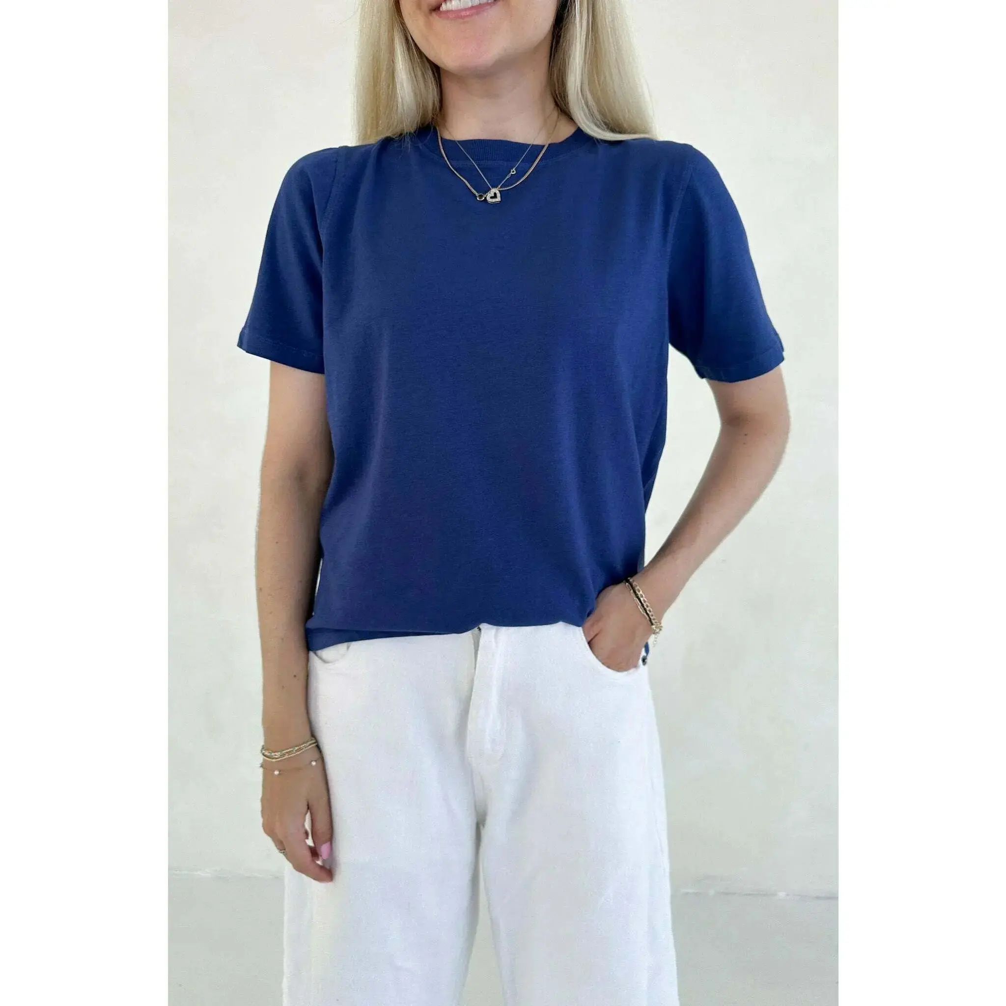 Classic Boxy T-Shirt Royal Blue