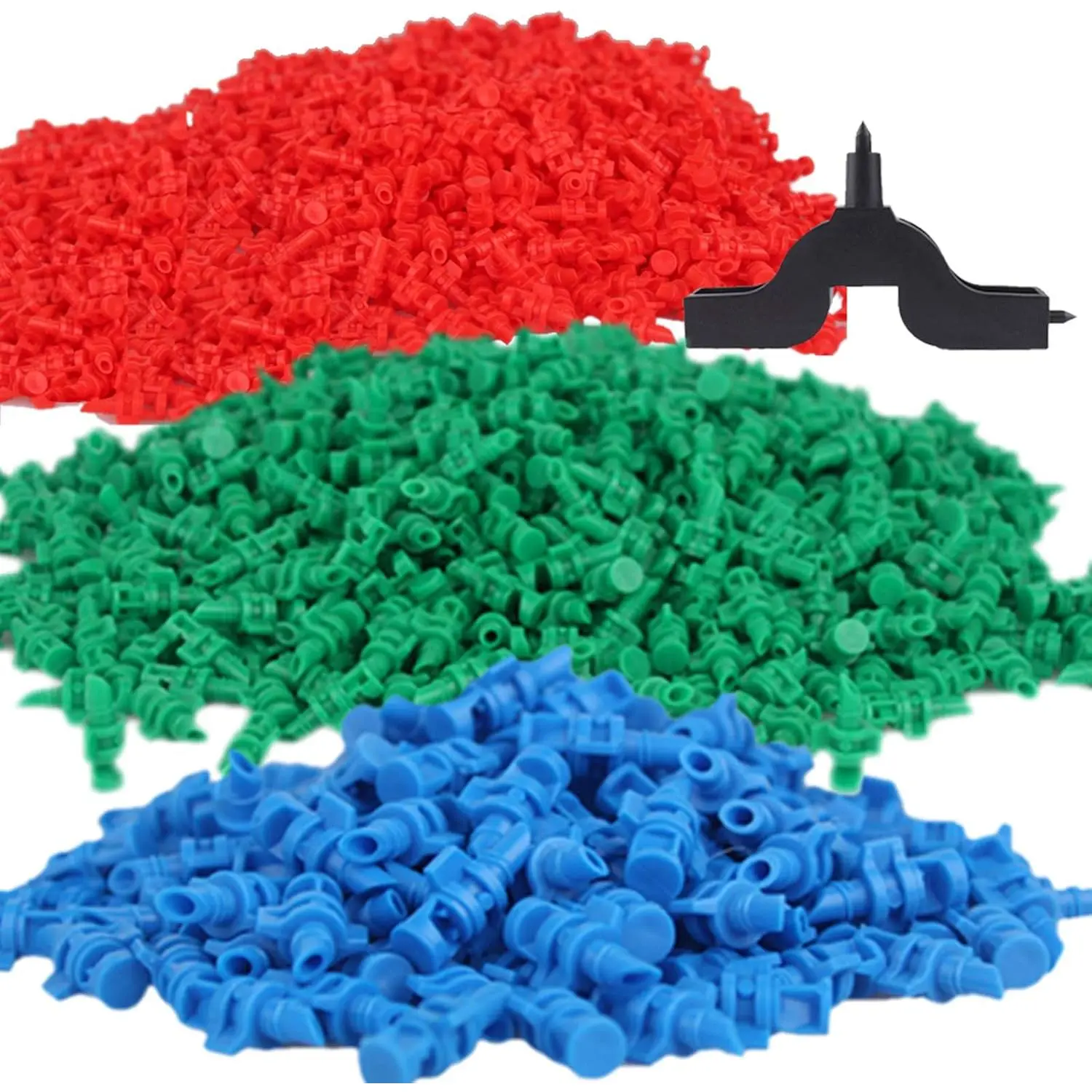 90 count, 90/180/360 Angle Sprinklers Miniature Garden Lawn Water  Atomization Sprinkler Nozzle Irrigation System  Waterer Garden Irrigation Sprinkler