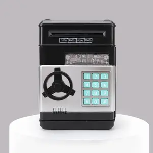 Automatic Money Rolling Password Bank, ATM Saving Toy, Mini Safe with Creative Design for Kids, Ideal Piggy Bank Gift