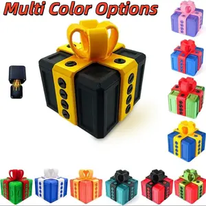 Funny Hidden Middle Finger Surprise Puzzle Box 2Pcs Set, Screw Lock Unlock Challenge 3D Printed Interactive Prank Toy | Perfect Gag Gift for Christmas Stocking Stuffer, Halloween Party Favor, Valentine Surprise & Birthday Joke Present