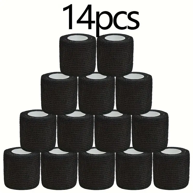 Self-Adhesive Bandage, Flexible Non-Woven Sports Tape, for Grips, Tattoo Machine Handles, Sport Support, Professional Wrap