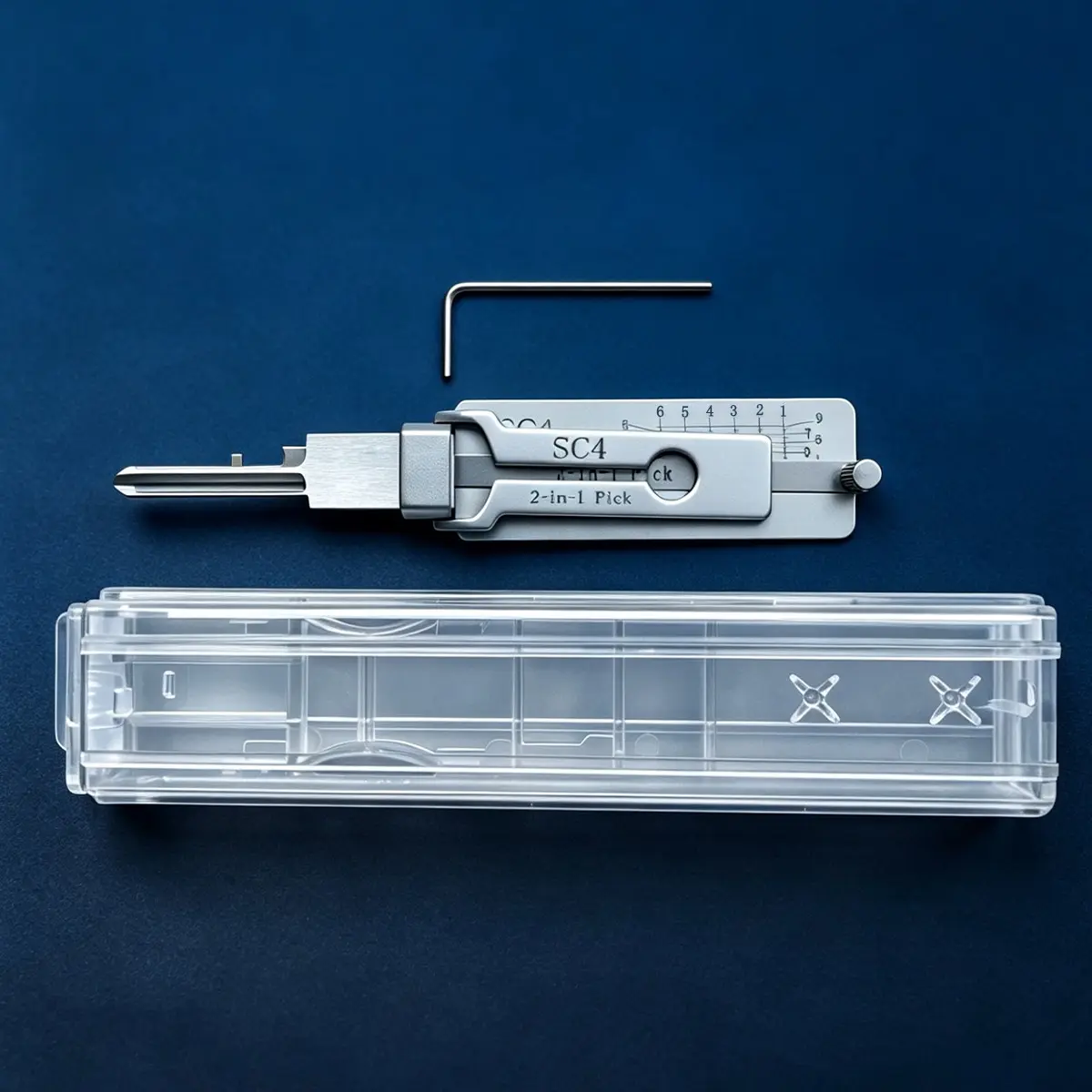 6-Piece Precision Measuring Tool Set, Multi-Functional Manual Measurement Kit, Anti-Glare Scale, Stainless Steel Material