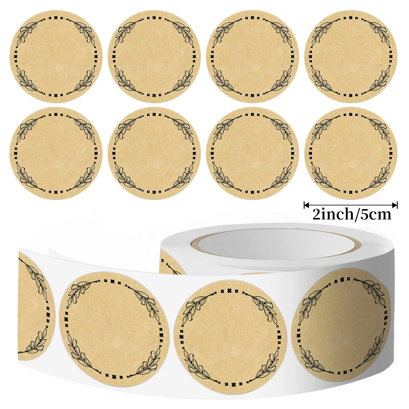 250pcs 2in Handmade Baking Supplies Packaging Decorative Adhesive Labels, Handwritten Categorization Jar Labels, Party Decoration Stickers