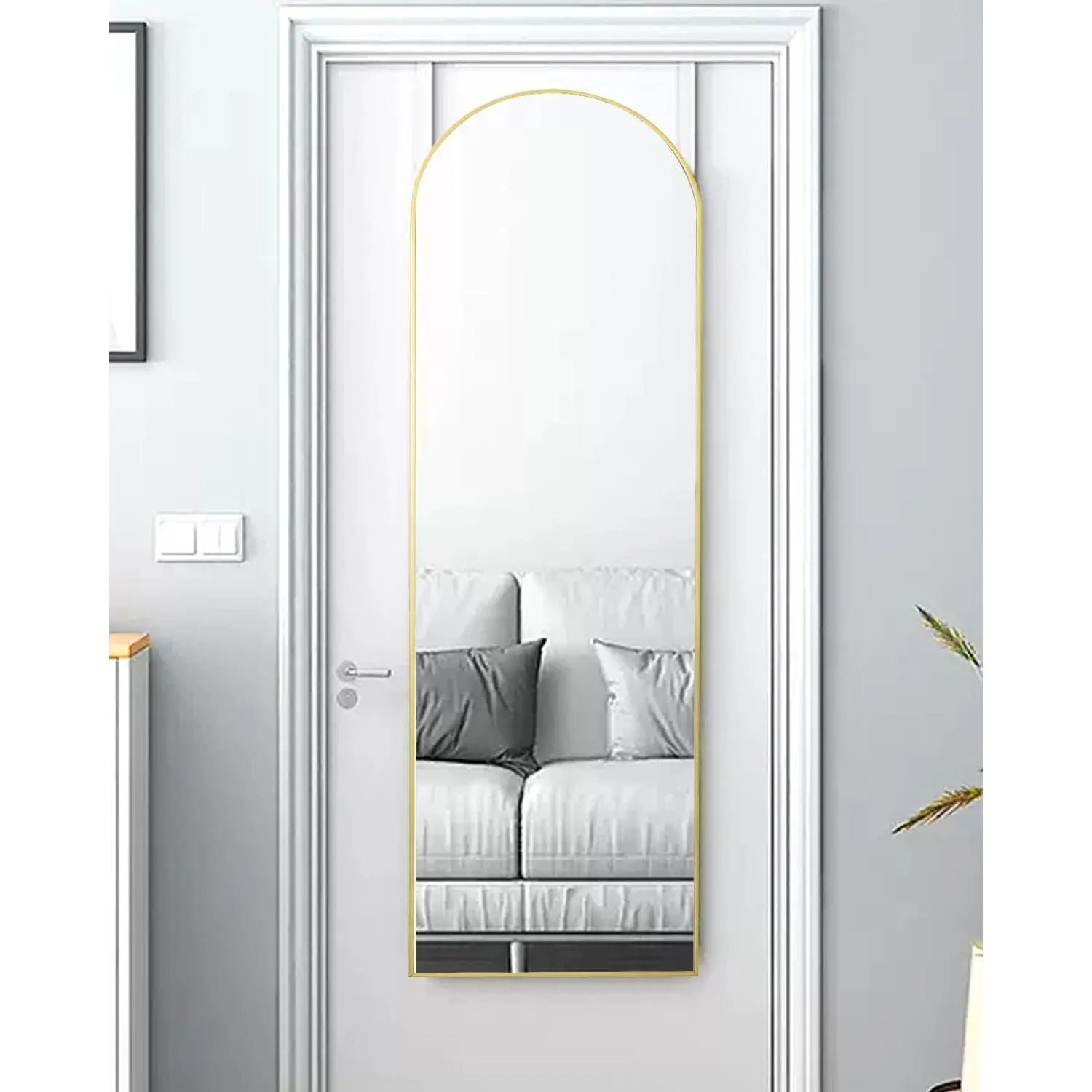 48"x14"  Full Length Mirror | Door , Over the Door, For Bathroom, Bedroom, Living Room & Locker Room